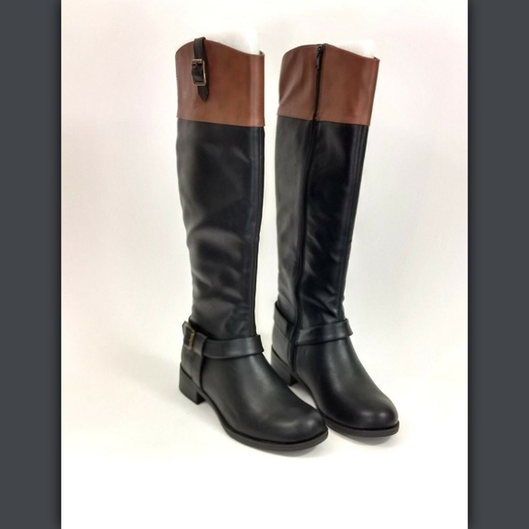 solanz wide calf boots